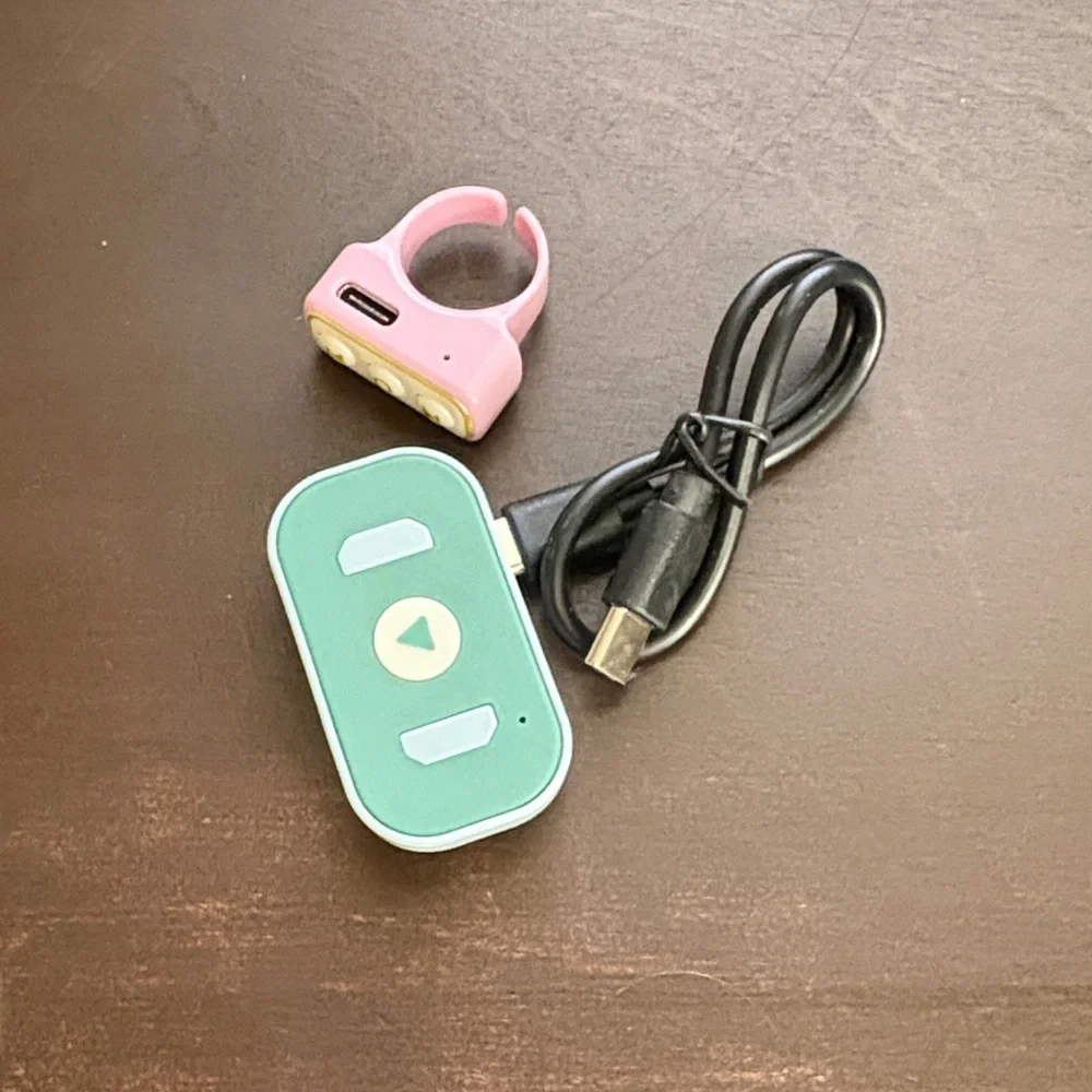 2- Wireless Remote Controls - Green and Pink